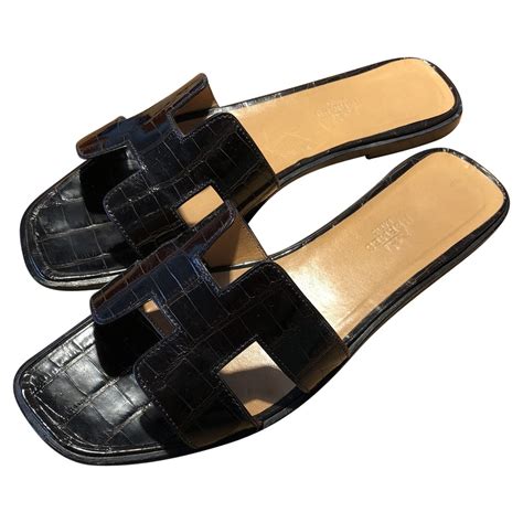 hermes sandalen tweedehands|Hermès Sandalen for Dames .